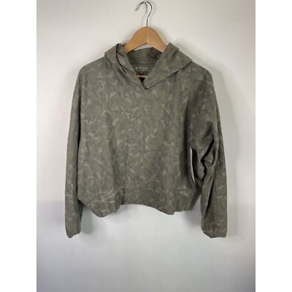 Athleta Farallon Camo Pullover Cropped Sweatshirt - Picture 2 of 2
